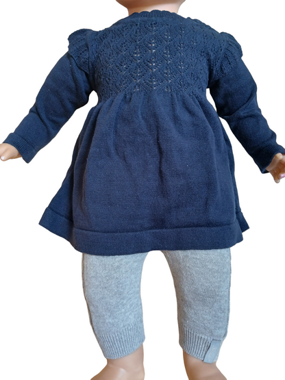 Sterntaler / Kleid mit Hose / 56