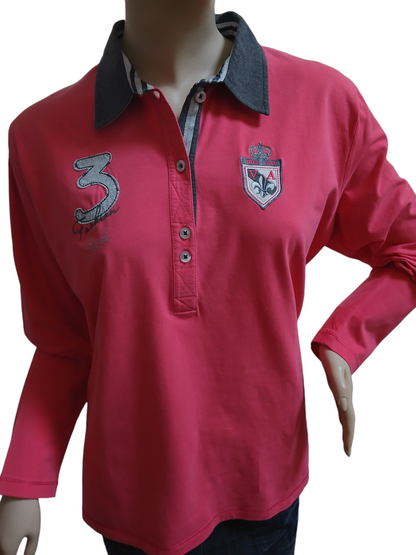 VIA/APPIA / Poloshirt (Langarmshirt) / 46